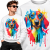 BLUZA ZWIERZĘTA COLORDOG